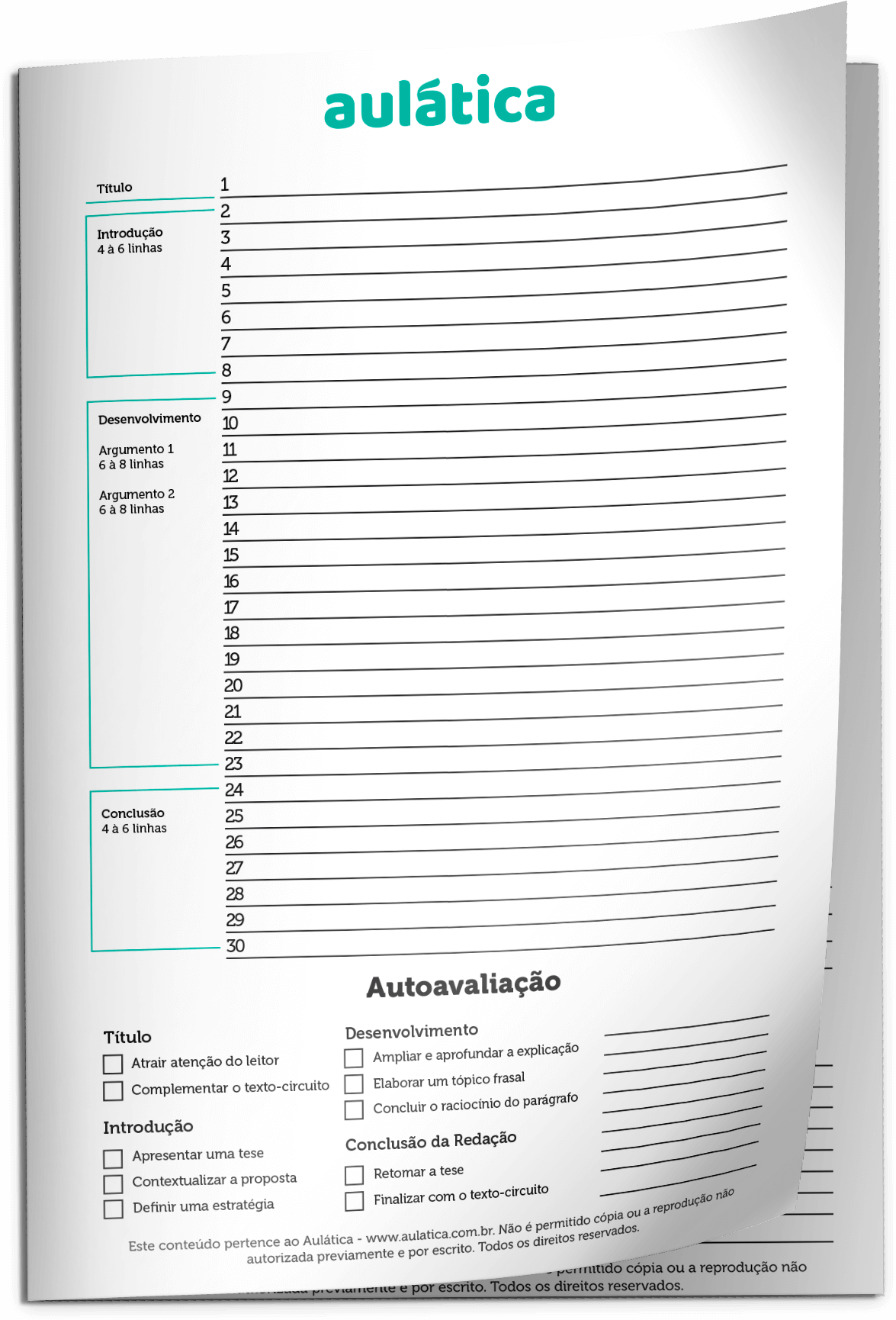 Folha de Redação